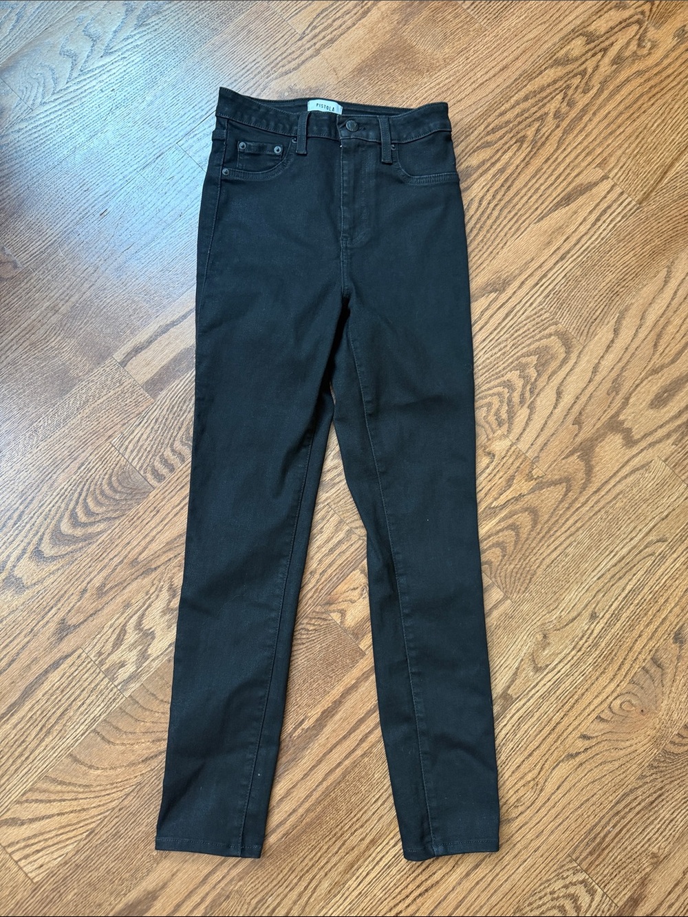 Pistola High-Rise Black Skinny Jeans Size 26 Women